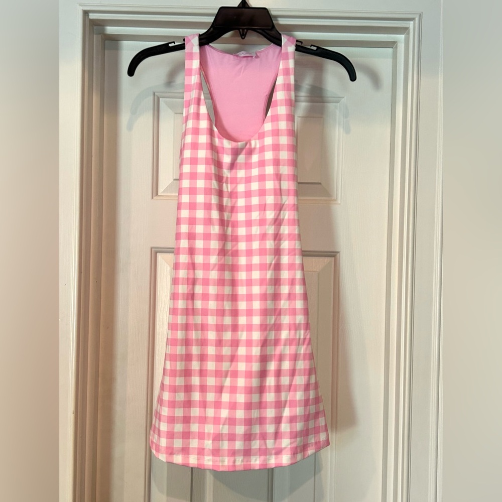 PInk Lily pink gingham athletic dress